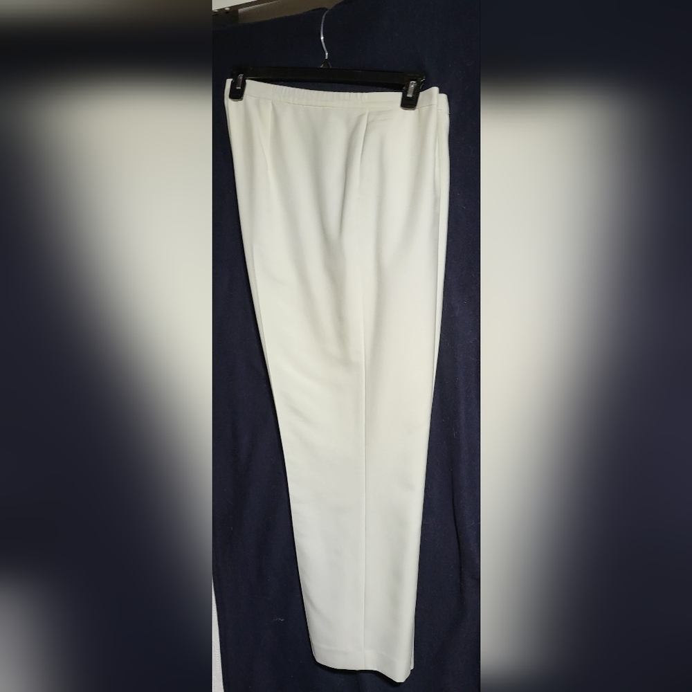 Winter White Polyester Slacks